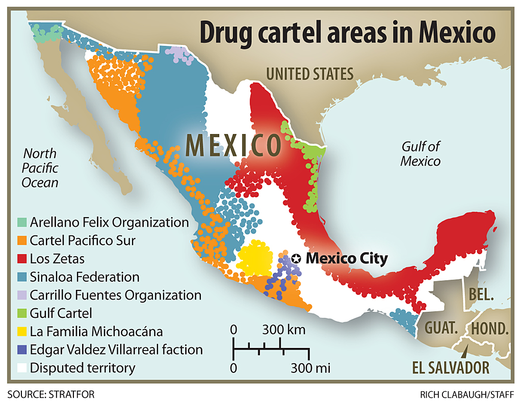 map-of-mexican-drug-cartels