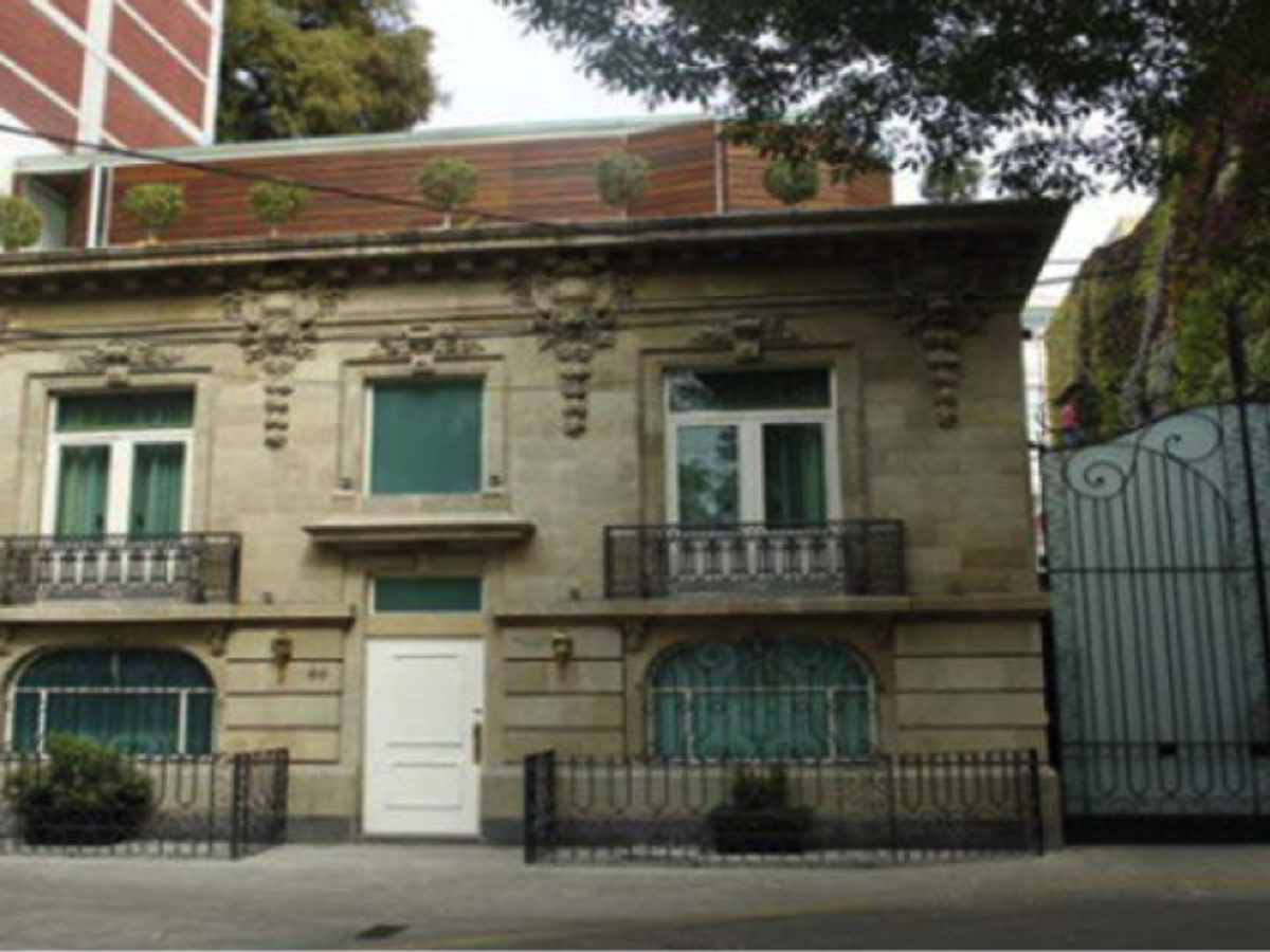 La casa donde vive Marcelo Ebrard
