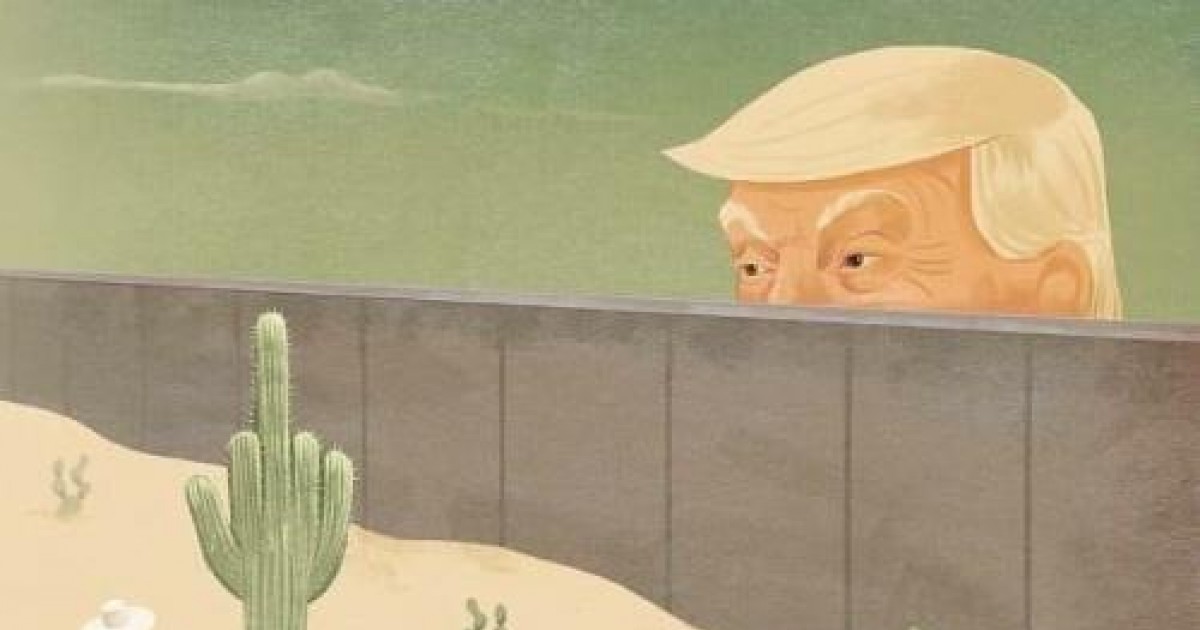 Trump y muro