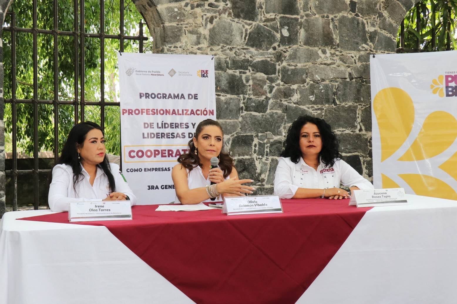 En Izúcar, gobierno de Puebla impulsa a cooperativas y mujeres emprendedoras