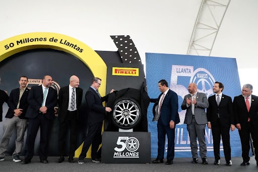 Pirelli celebró la producción de 50 millones de llantas en la Planta de Silao, Guanajuato
