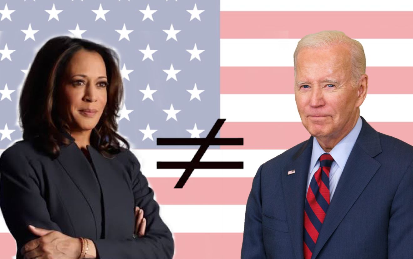 Kamala Harris, la virtual candidata presidencial del Partido Democrático de Estados Unidos, no comparte las mismas opiniones que Joe Biden.