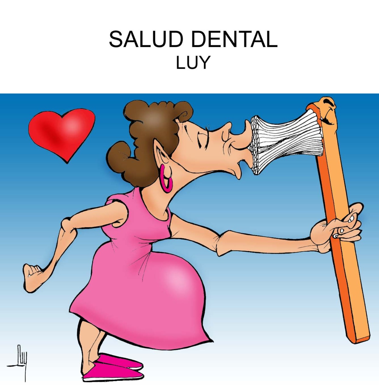 caricatura de luy