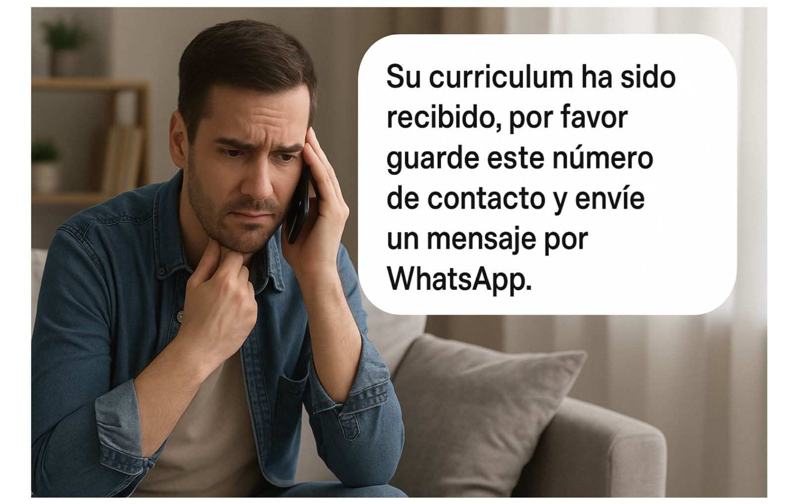 Fraude por llamadas y WhatsApp: la nueva trampa con falsas ofertas de empleo