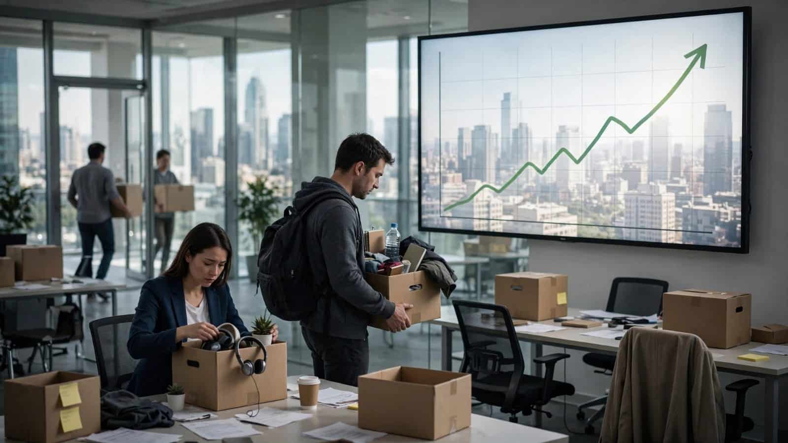 El PIB crece, el empleo cae